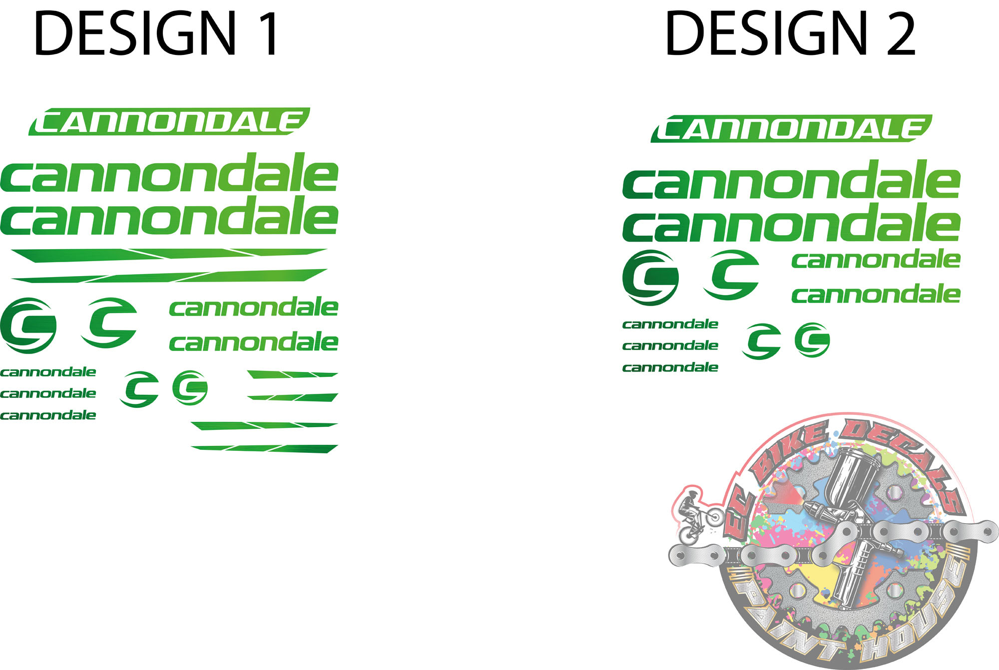 REFLECTIVE METALLIC CANNONDALE FRAME DECALS Lazada PH