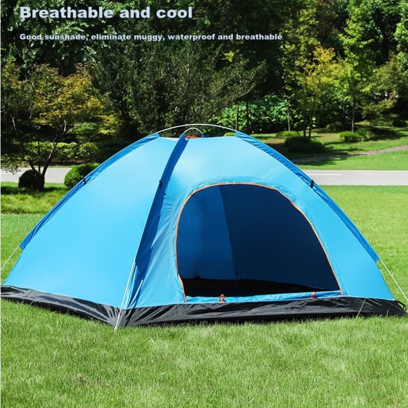 4-5 Person 2mx2m Fully Automatic Tent Outdoor Foldable Camping Auto ...