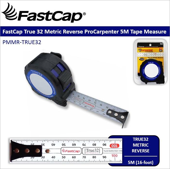 FastCap ProCarpenter True32 Metric Reverse PMMR Tape Measure