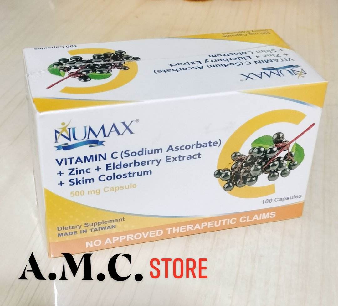 NUMAX VITAMIN C (SODIUM ASCORBATE) + ELDERBERRY EXTRACT+ ZINC + SKIN