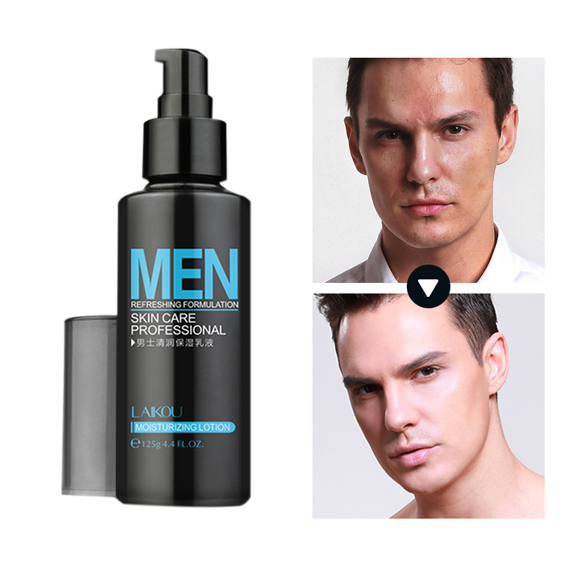 LAIKOU Natural Men Skin Care lotion Face Lotion Moisturzing lotion Oil Balance Brighten Pores Minimizing 125g Men Facial Cream