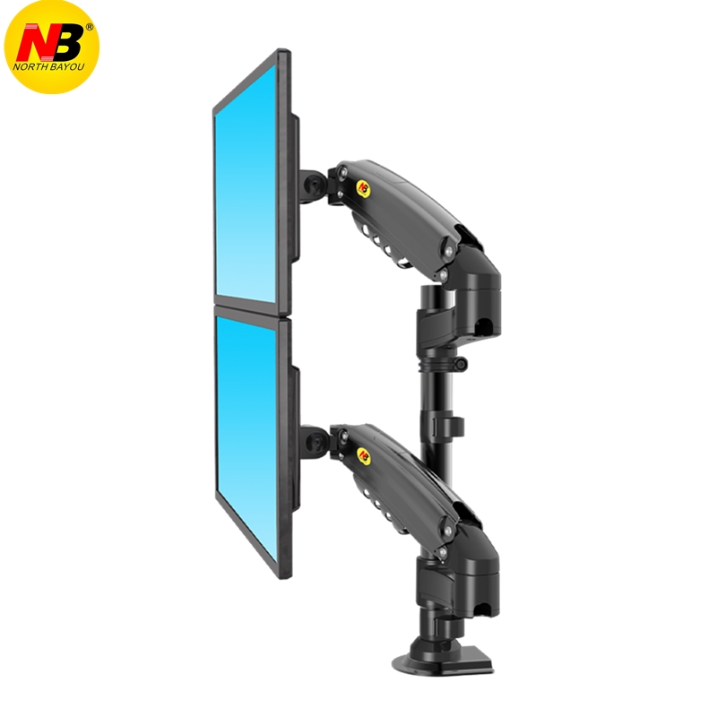 NB dualscreen computer monitor bracket is stacked up and down, and the