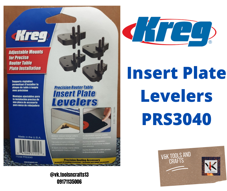 Kreg Precision Router Table Insert Plate Levelers PRS3040 Lazada PH