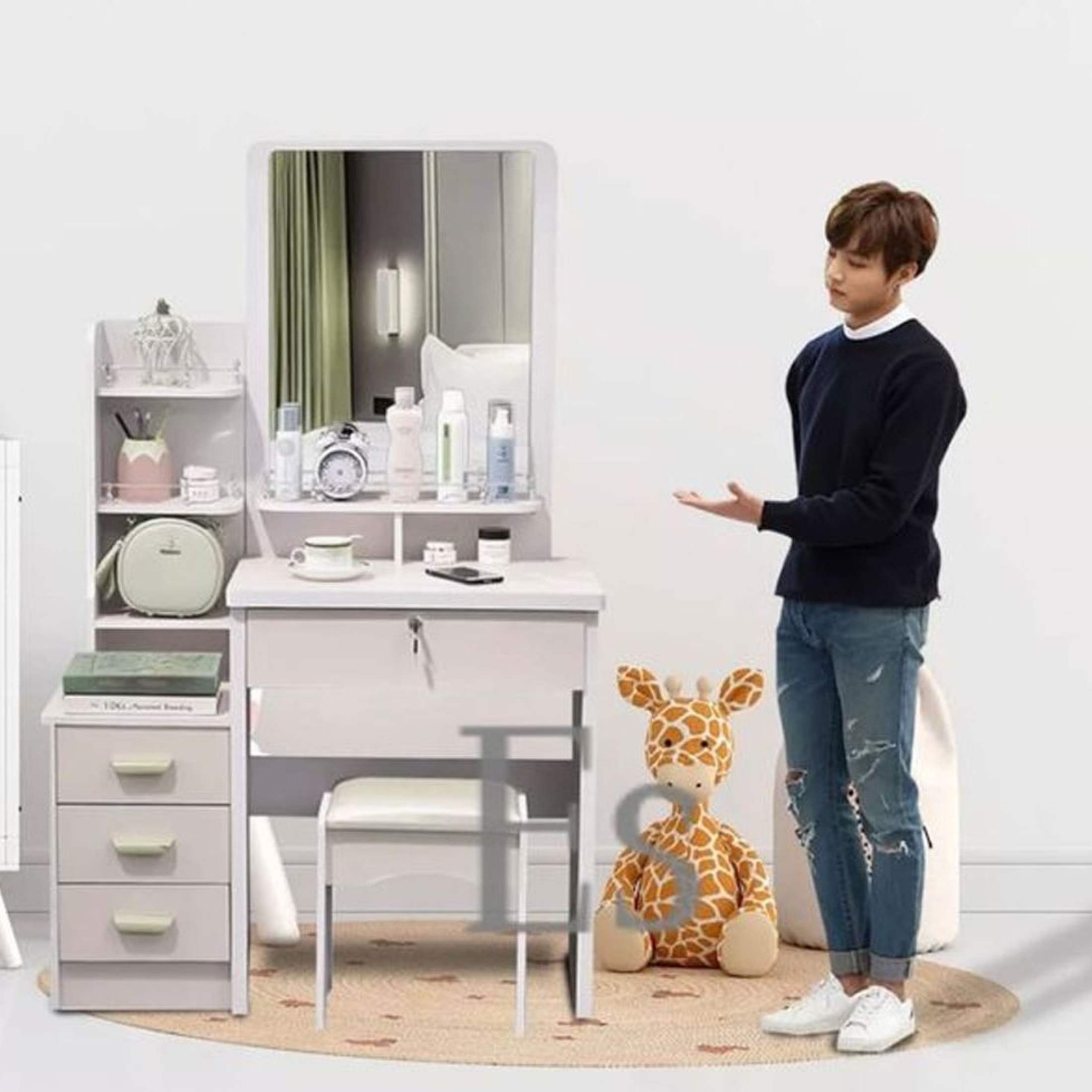 Vanity Dresser European Modern Design Vanity Makeup Dresser Table With