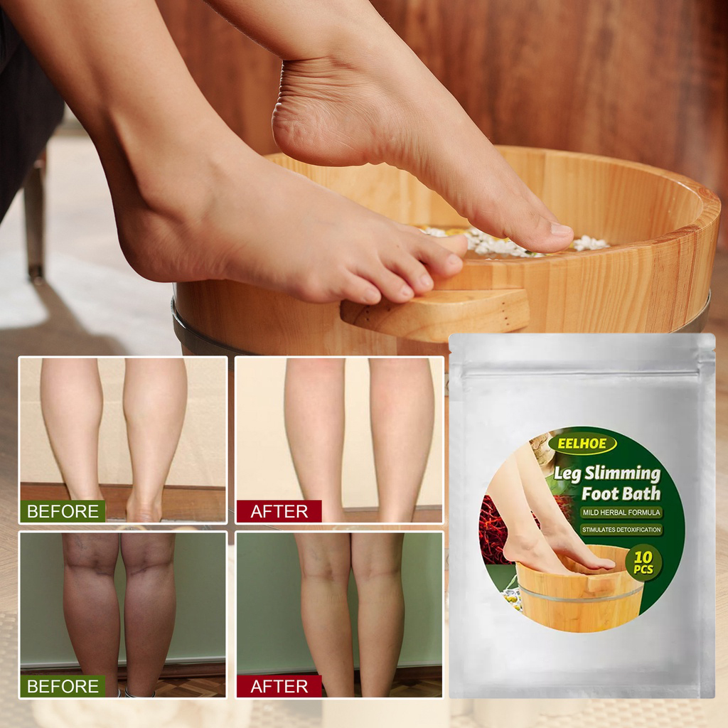 10Pcs/Pack herbal foot bath bag Ginger Foot Soak leg slimming foot bath