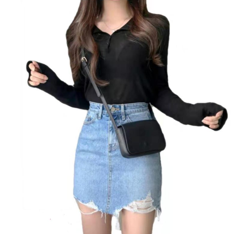 cheap denim mini skirts