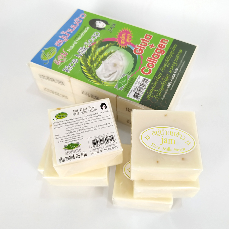 Jam Thai rice soap handmade soap jasmine scented rice soap essential