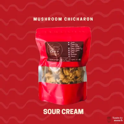 Crunchy/Crispy Cholesterol Free Mushroom Chicharon Snack Sour Cream Flavor