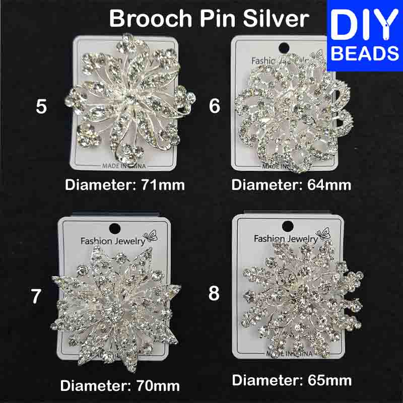Metal Brooch Pin Silver: Buy sell 