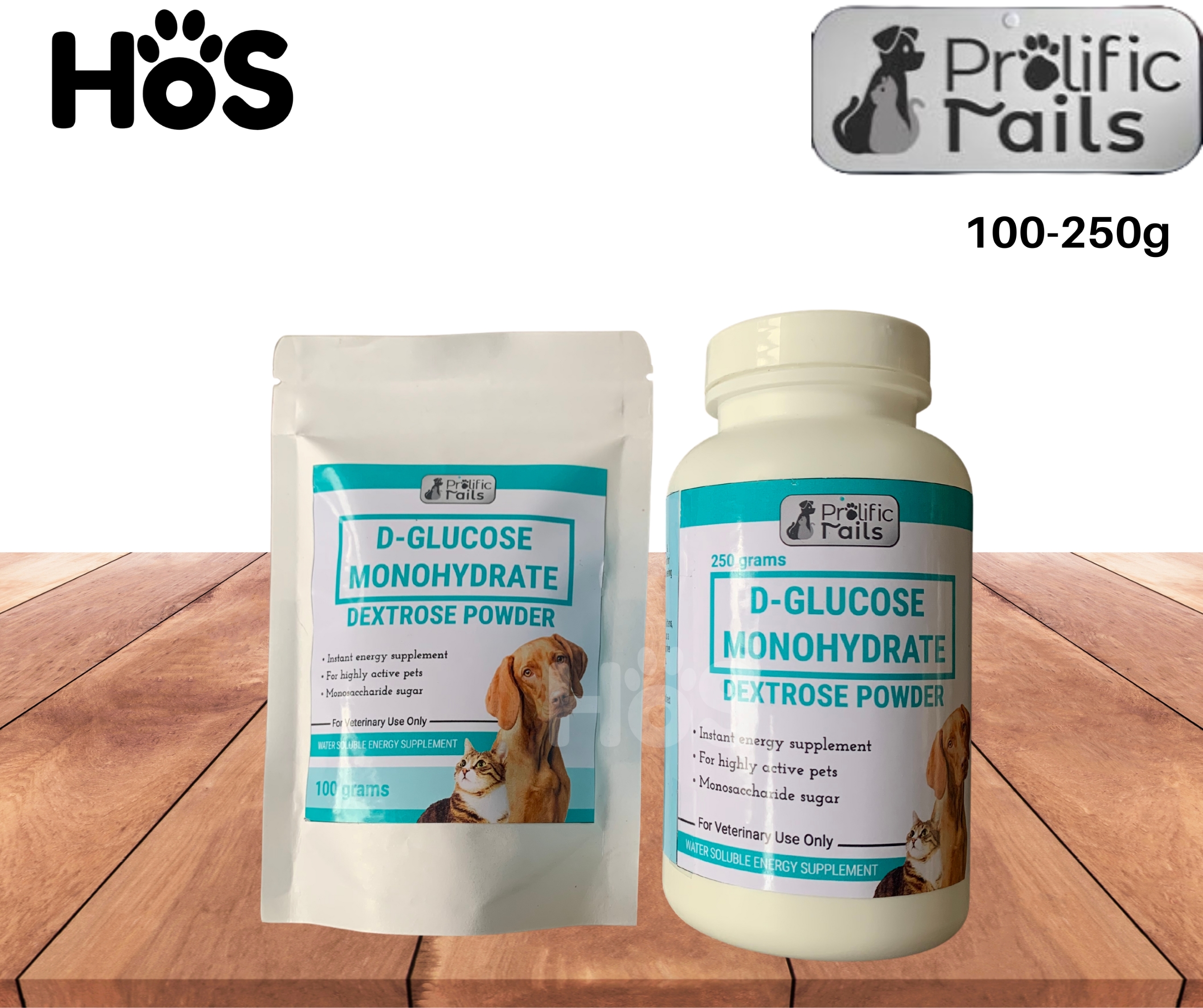 Prolific Tails Dextrose Powder 100-250g 100G 250G Dextrose Powder