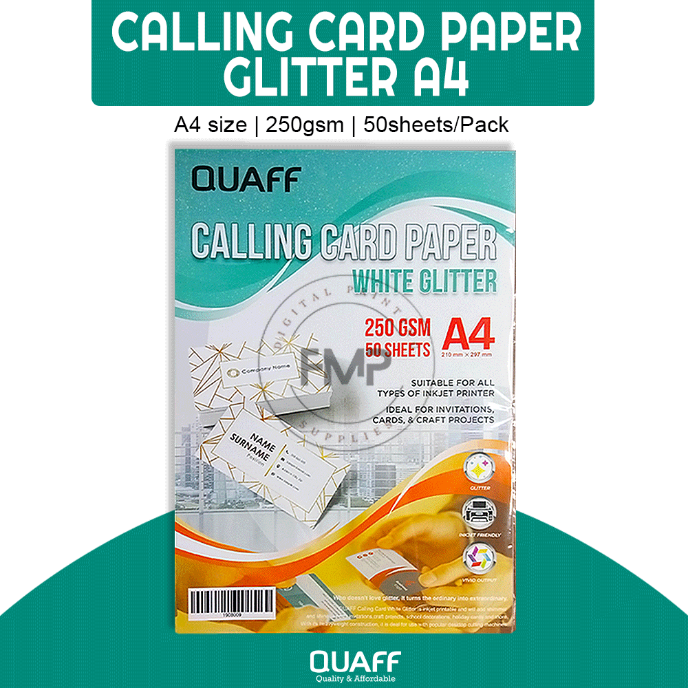 QUAFF Calling Card Paper (220/250GSM) - Comcard