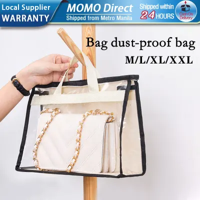 Waterproof And Dustproof Clear Purse Handbag Dust Cover Craft Storage Bag With Zipper Dust Moisture Proof Protector