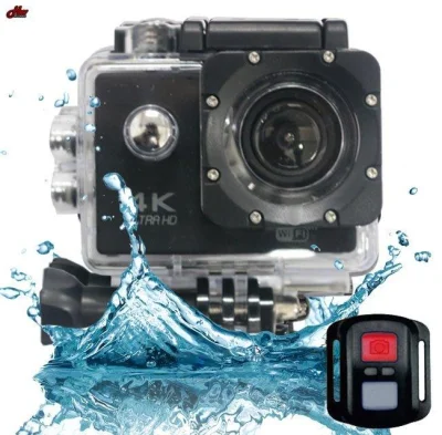 S2R 4K Ultra HD Action Pro Camcorder HD 1080P Motorcycle Recorder Bicycle Recorder HD 1080P 2.0 LCD Screen Sports Action Camera with Waterproof Case Action Camera Sport Camera WiFi With Remote