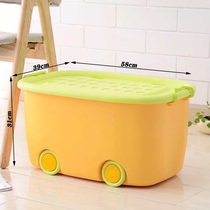 hot sale ♀Super Large Children'S Toy Storage Box, Plastic Clothes