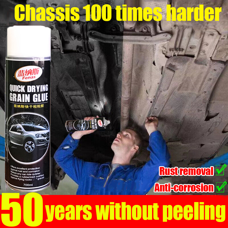 Chassis is 100 times harder paint undercoat rubberized car spray rust
