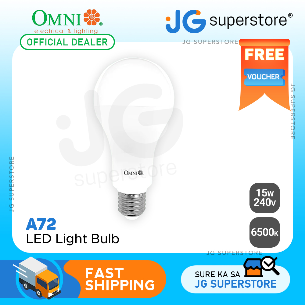 OMNI LED Lite A72 15W 220V A-Series Light Bulb with 6500K Daylight for ...