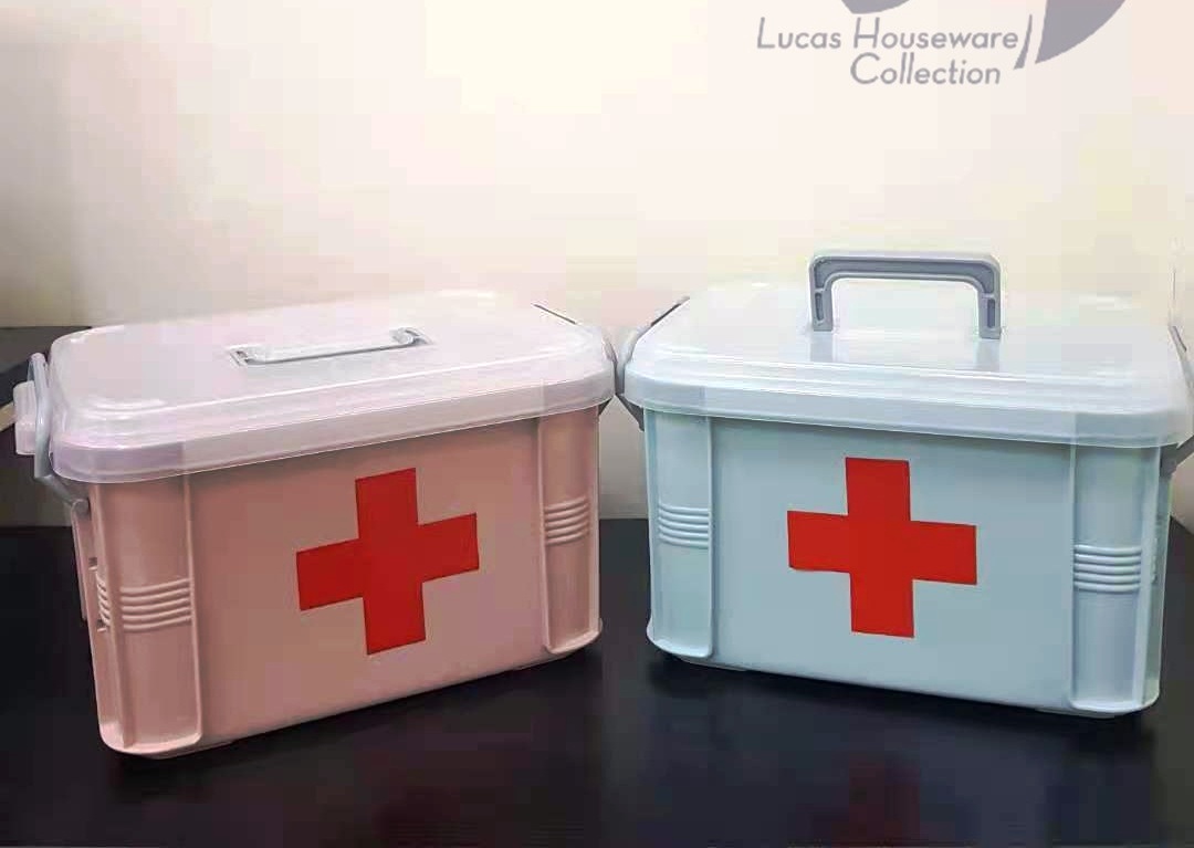 MEDICINE BOX ORGANIZER WITH DIVIDER LARGE VOLUME MEDICAL BOX FIRST AID KIT  ORGANIZER BOX PORTABLE WITH HANDLE | Lazada PH