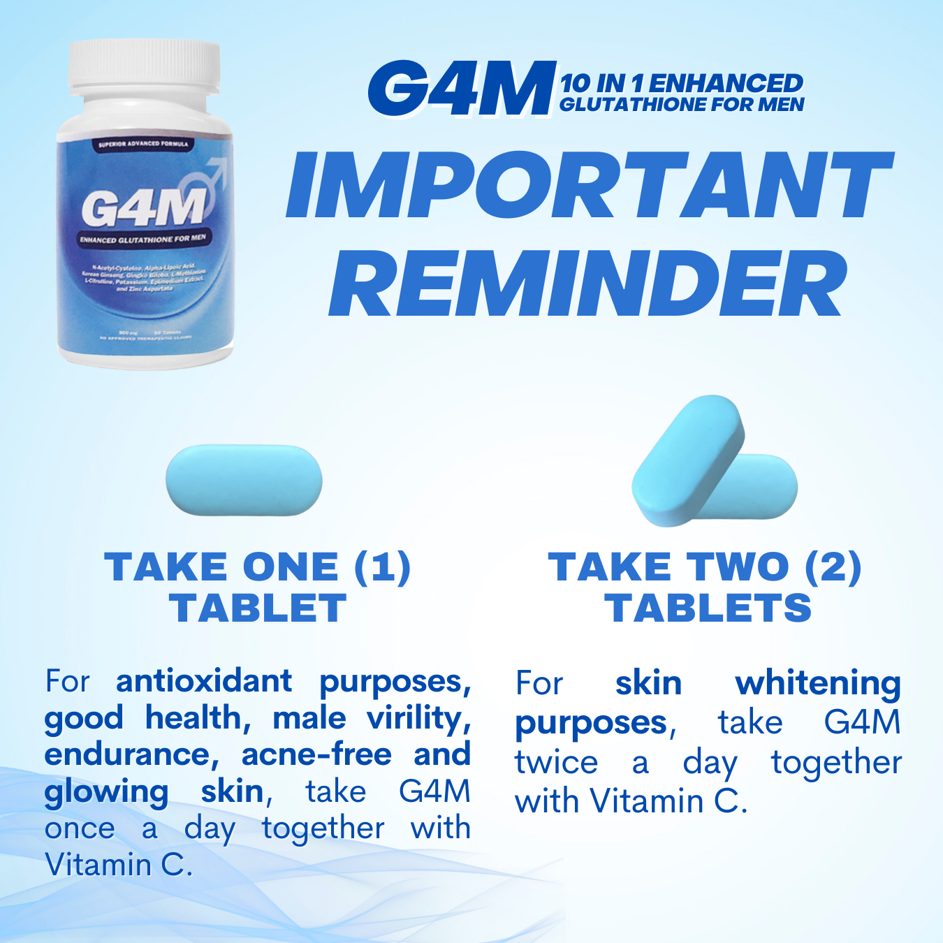 g4m glutathione lazada G4M Glutathione for Men and Rose-C White Vitamin C Bundle