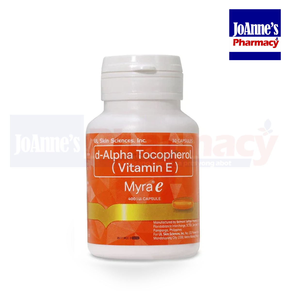 Myra E 400 IU Capsule Bottle Lazada PH