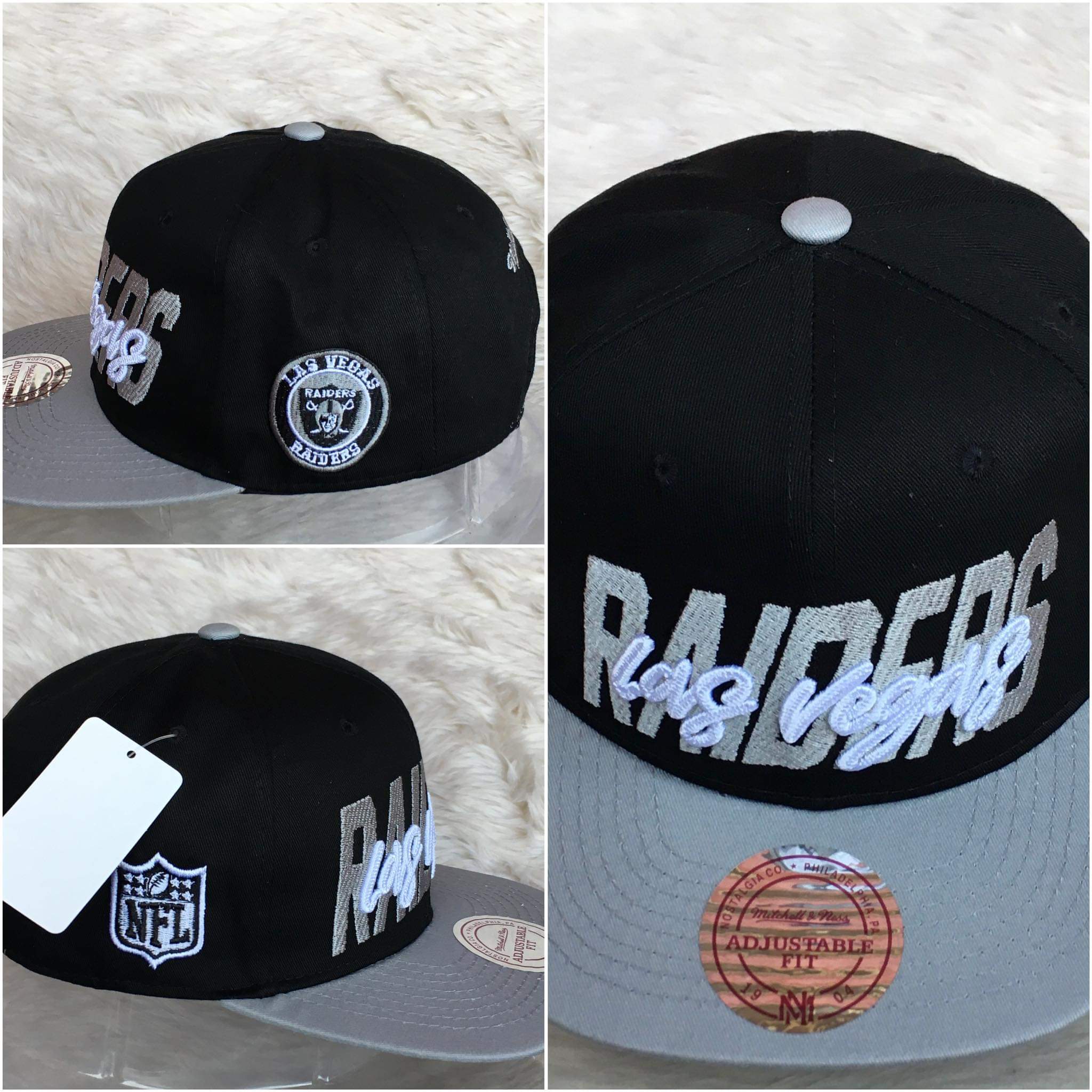 Oakland/Las Vegas Raiders snapback hat - NFL Mitchell & Ness retro