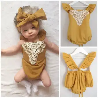 baby yellow suit