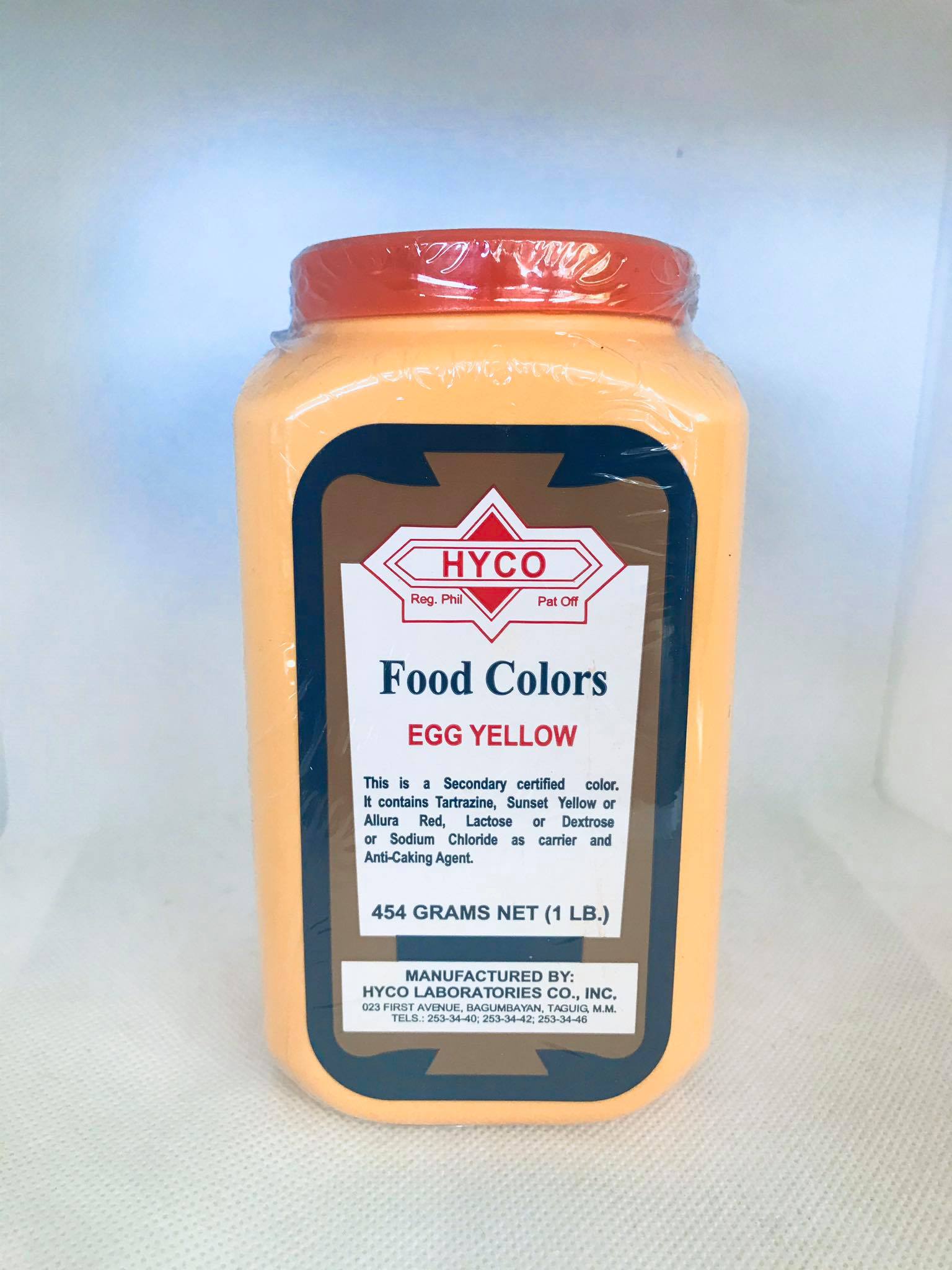 YMS HYCO Food Color Powder (Egg Yellow) 454 grams Lazada PH