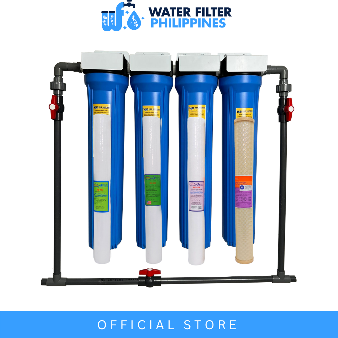 Water Filter 4 Stages Basic Setup for Whole House 20 inch Slim Lazada PH
