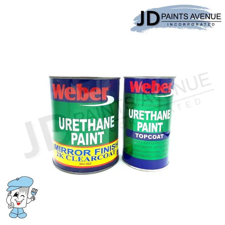 Weber Urethane Topcoat Mirror Finish 2k Clearcoat W Topcoat Catalyst Lazada Ph