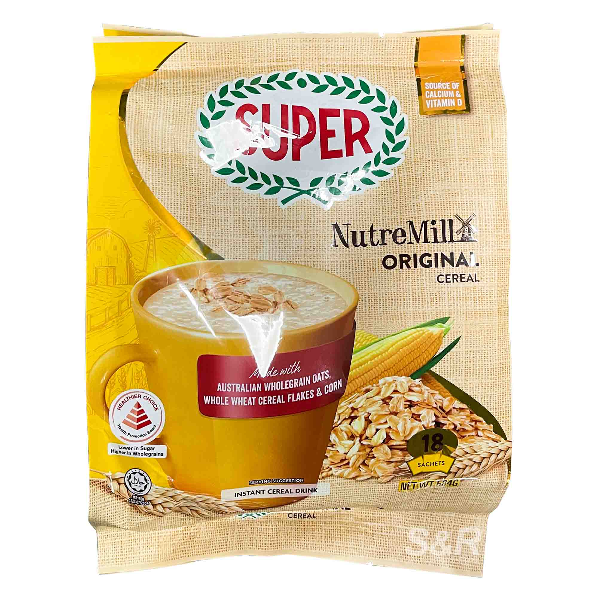 Super NutreMill Original Instant Cereal Drink (28g x 18pcs) Lazada PH