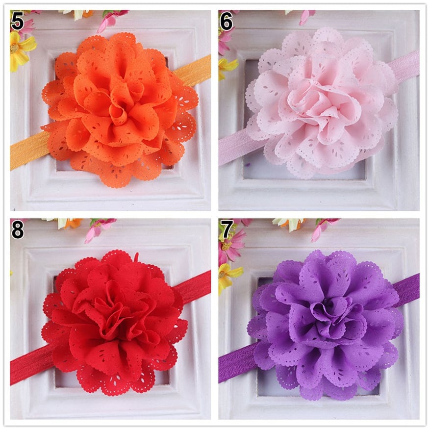 purple baby headband