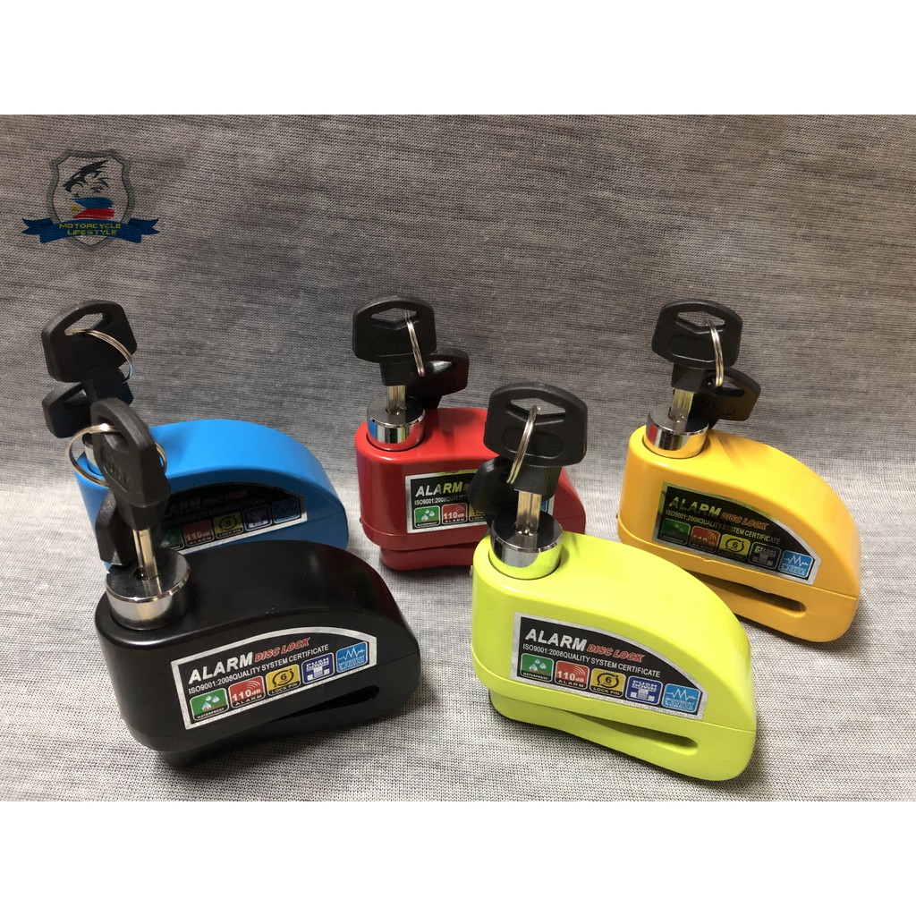 Heavy Duty Motorcycle Alarm System Rotor Disc Lock | Lazada PH