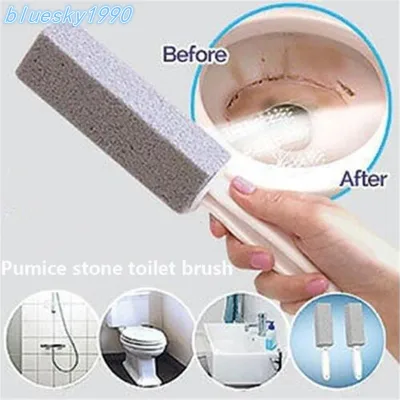 Pumice Stone Cleaner -1pcs Pumice Stone RANDOM COLOR for Toilet Cleaner Powerhouse Pumice Sticks Stone Grill Cleaner for Removing Toilet Bowl Ring, Bath, Household, Kitchen, Pool