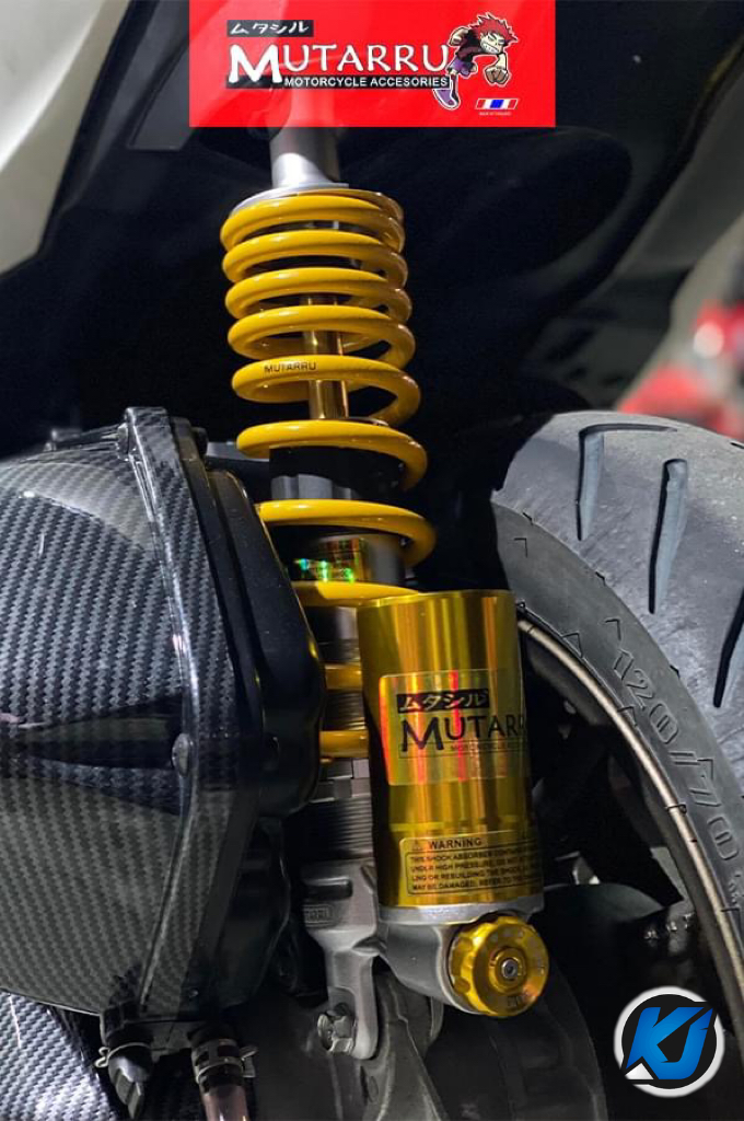 Mutarru Inverted Shock V2 (Adjustable spring & rebound) 310mm Lazada PH