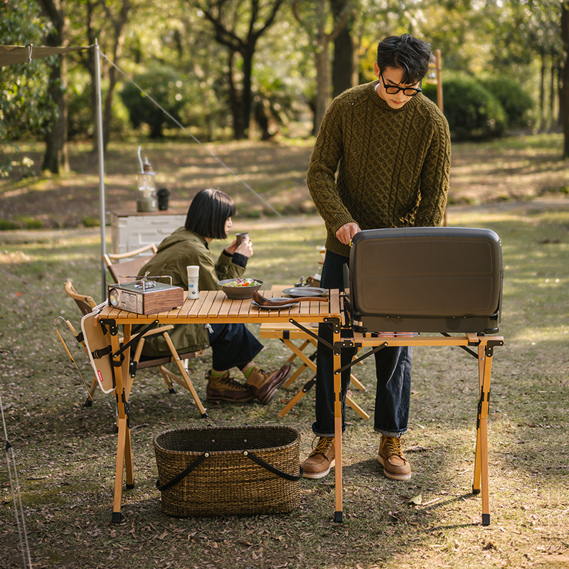 Coleman Portable Camping Kitchen Table Kinggear Outdoor Portable