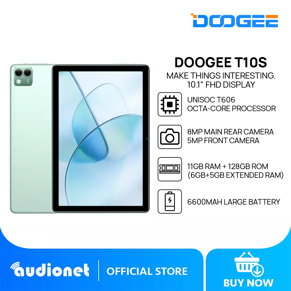New Budget Tablet With 11GB Ram And 6600mAh Battery, DOOGEE T10S Tablet