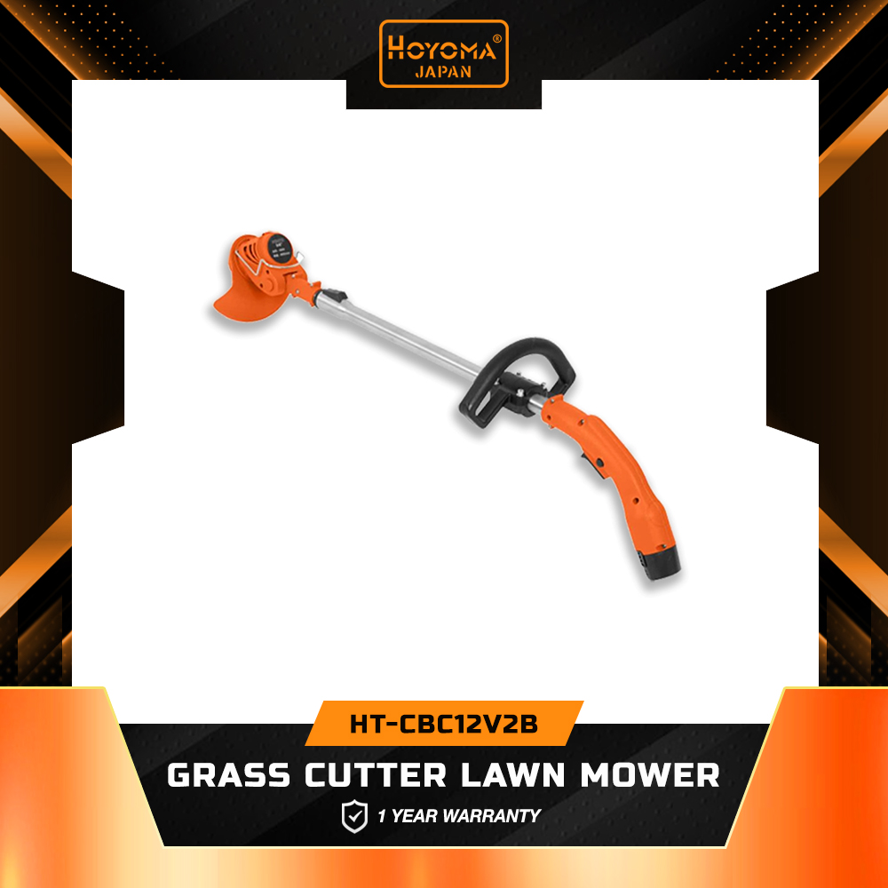 Hoyoma Cordless Brush Grass Cutter Lawn Mower 12V for Garden and Lawn