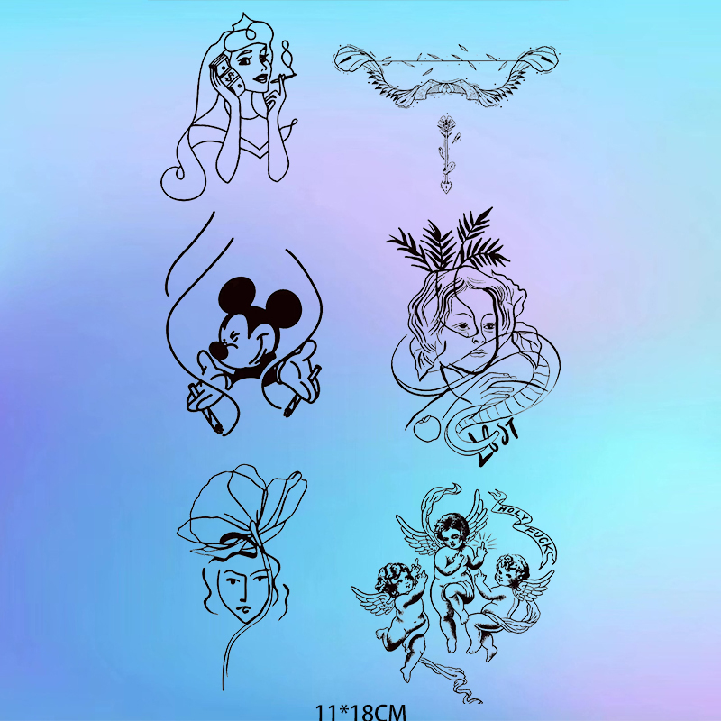 Temporary Waterproof Tattoo Sticker SemiPermanent Tattoo Sticker