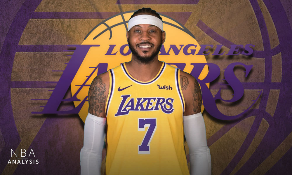 Carmelo Anthony Diamond Icon Edition Lakers Jersey