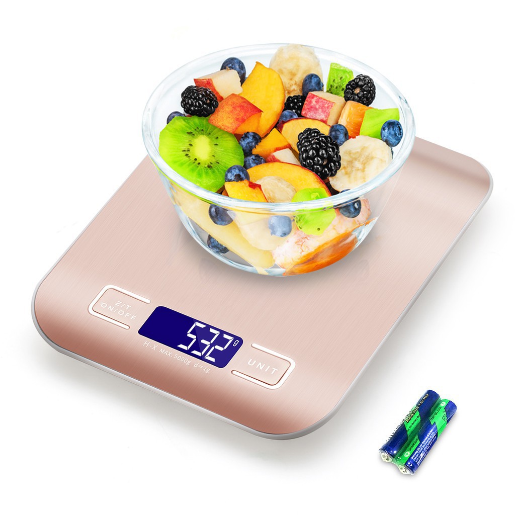 Stainless Steel Digital USB Kitchen Scales 10kg/5kg Electronic