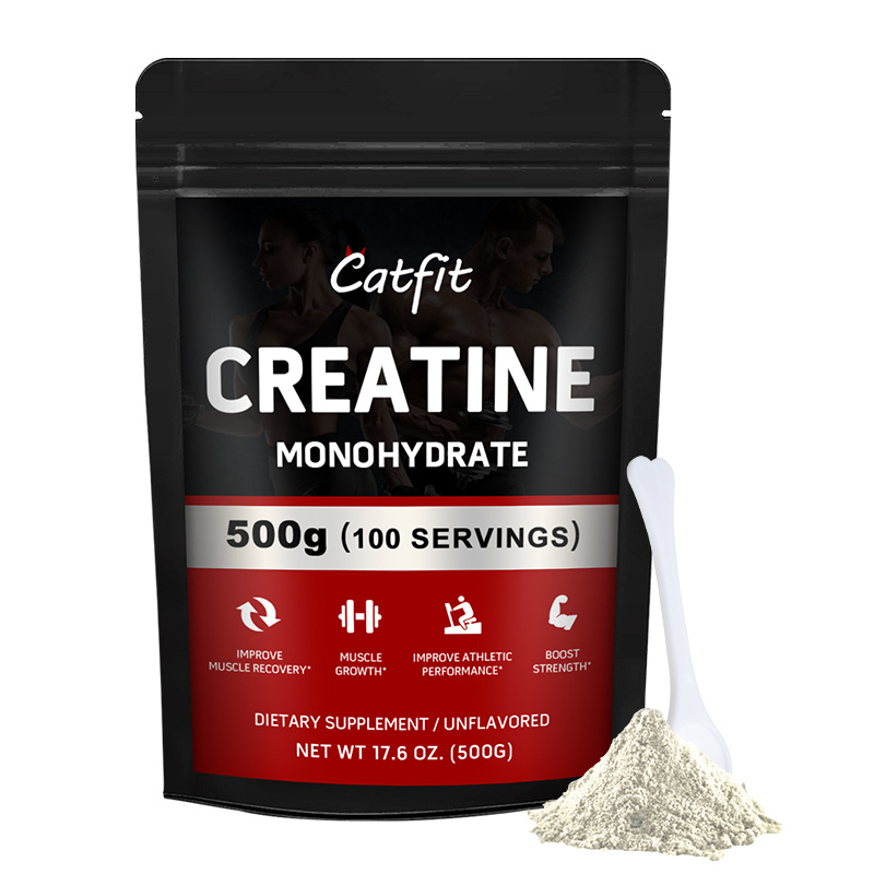 Catfit Creatine Monohydrate Capsules 500mg For Post Workout Builder