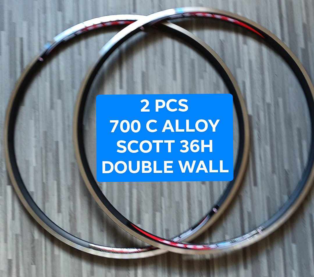 Scott Araya rim 700C 36h Double Wall Rim brake Alloy Fixie rim or Road ...