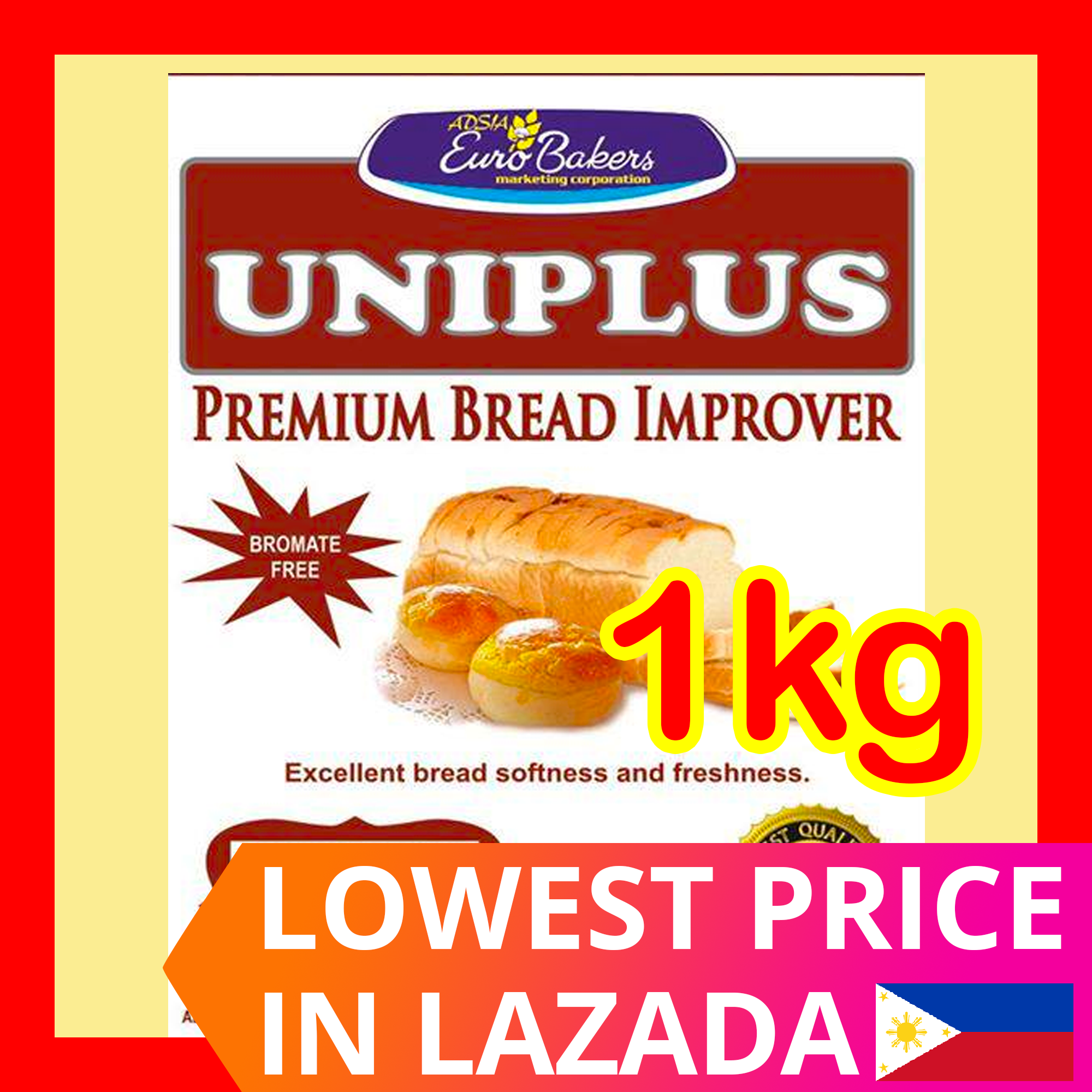 1kg Uniplus Unipan Premium BREAD IMPROVER for Baking Cake Adsia