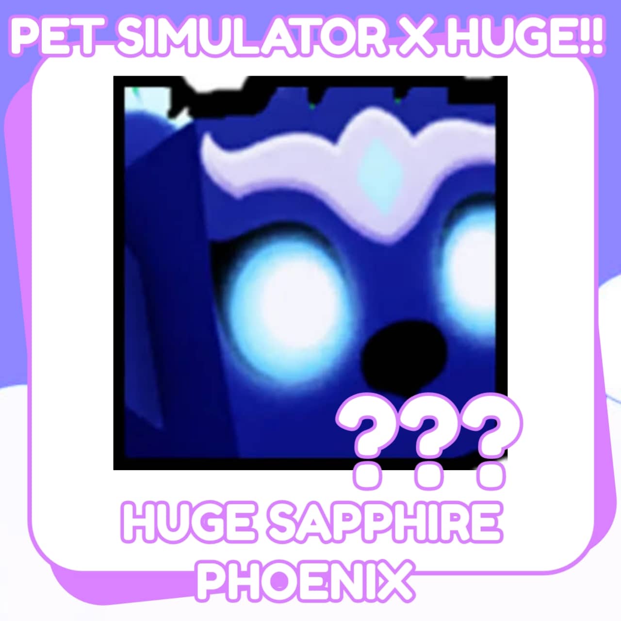 Huge Sapphire Phoenix Pet Simulator X Lazada PH