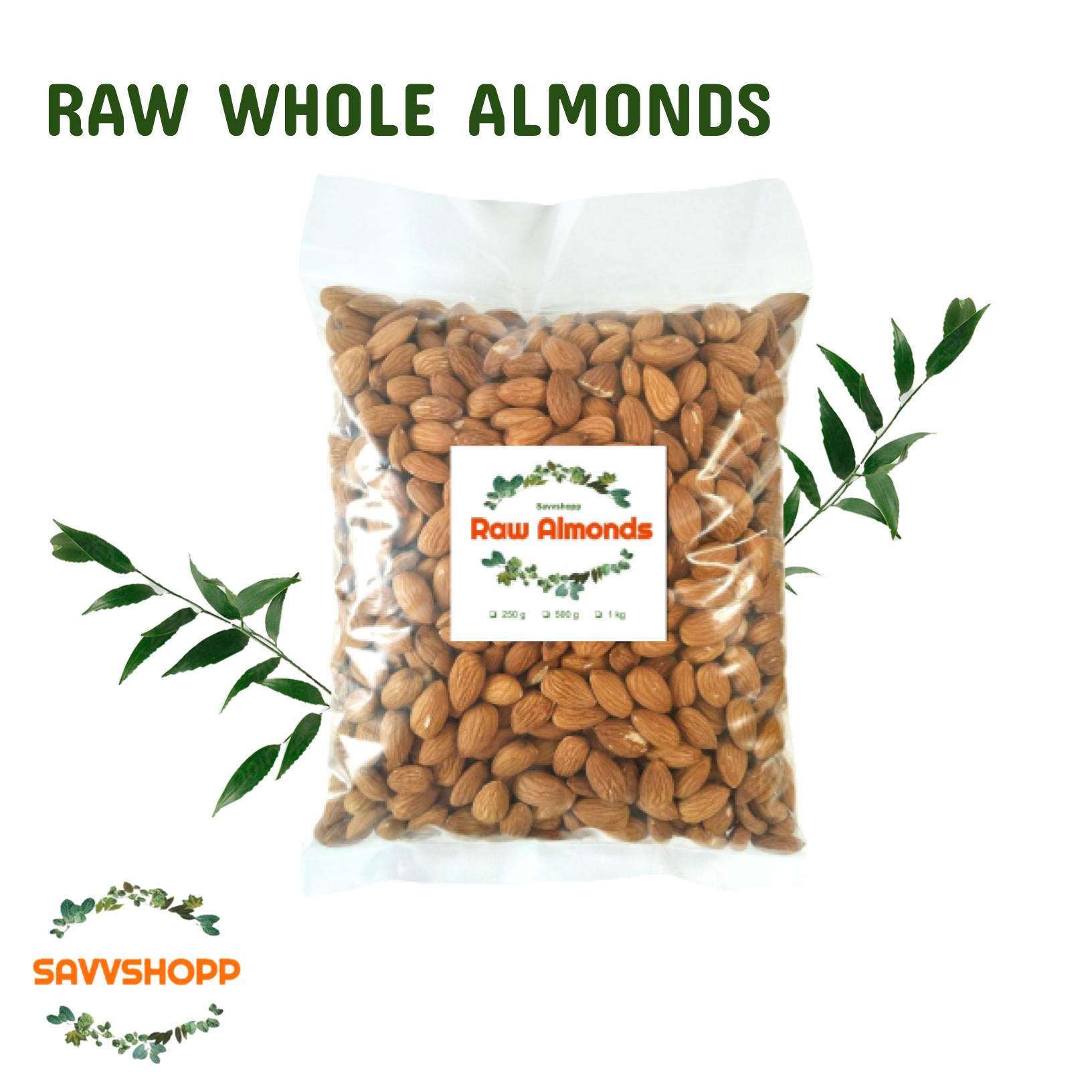 Raw Whole Almonds (1kg, 500g, 250g) Lazada PH