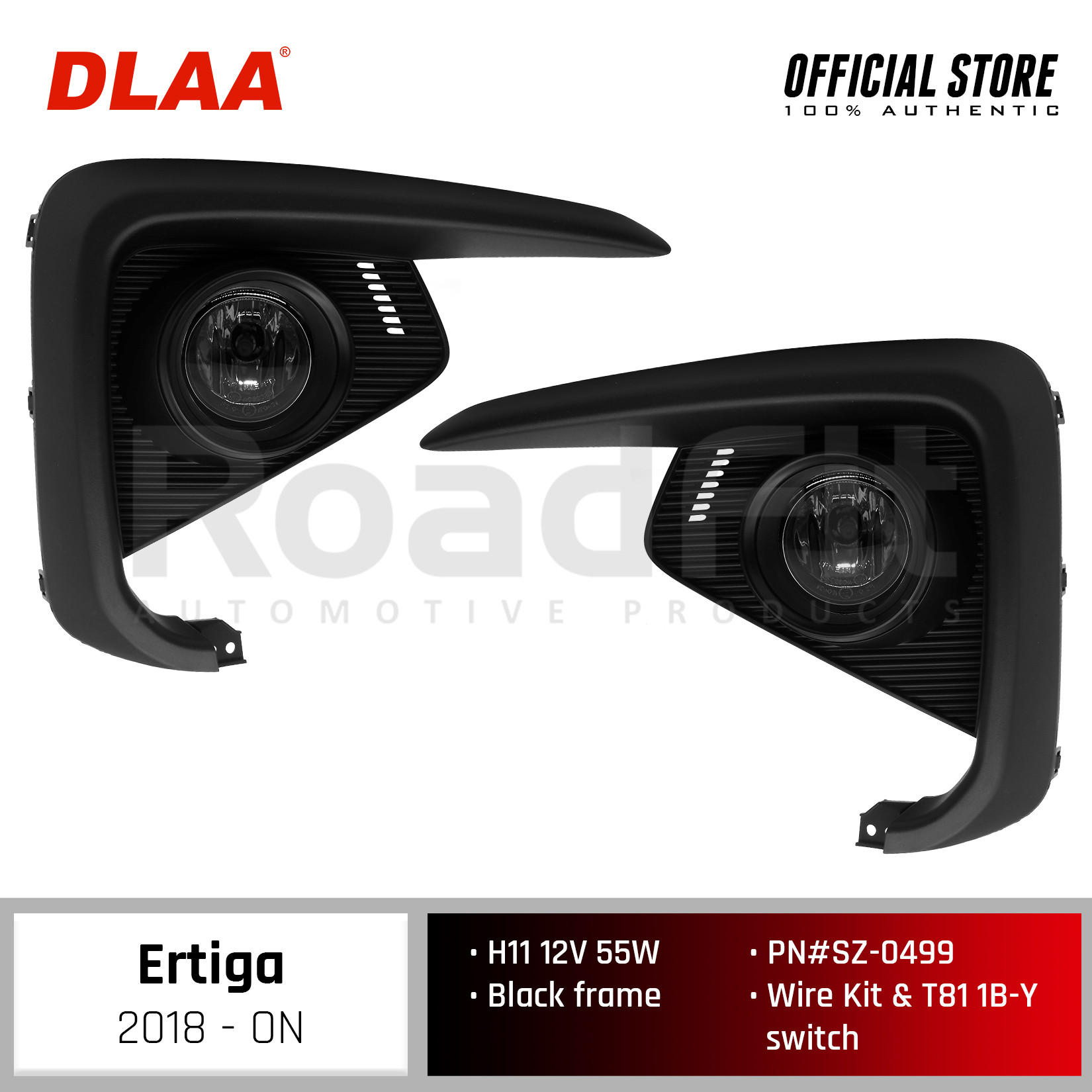 DLAA Genuine Fog Lamp / Fog Light For Suzuki Ertiga 2018, H11 12V 55W