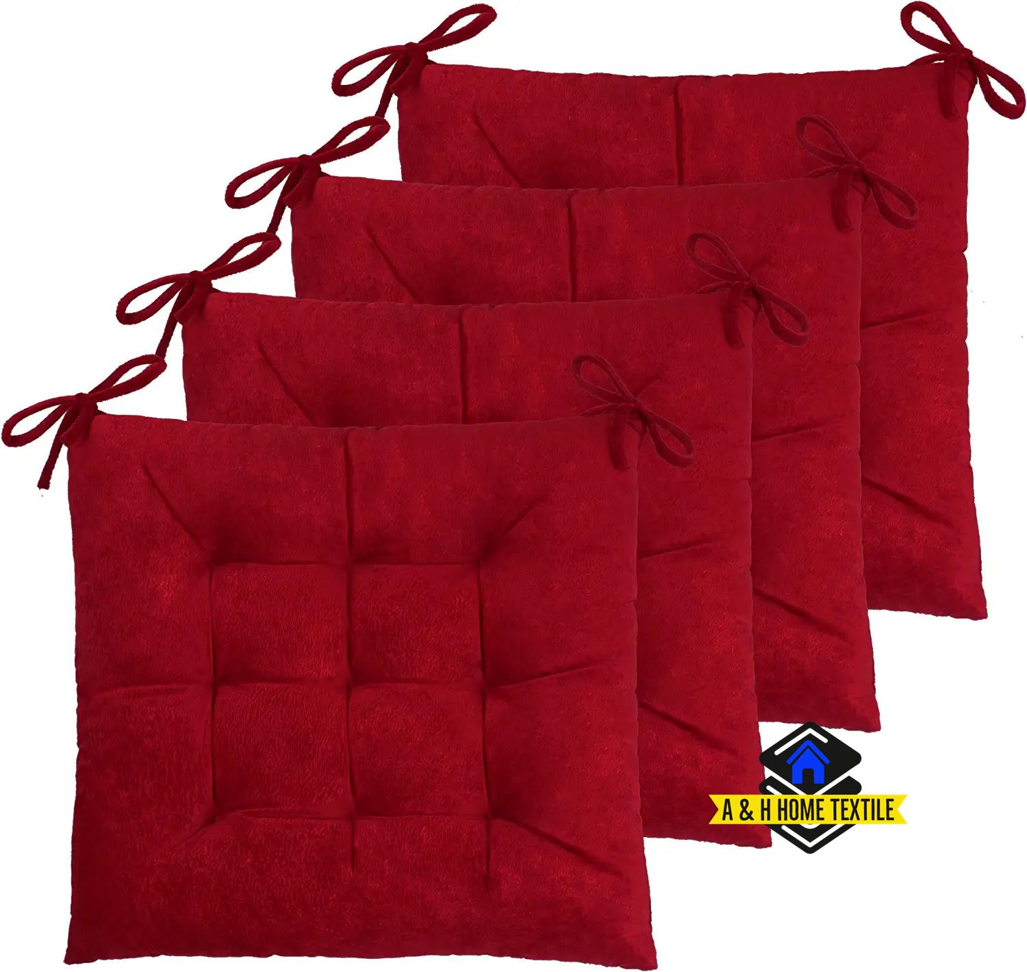 Maroon Sofa Pillow Chair Seat Cushion Home Décor Backrest Soft Floor