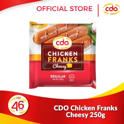 CDO Cheesy Chicken Franks Regular 250g – CDO Foodsphere