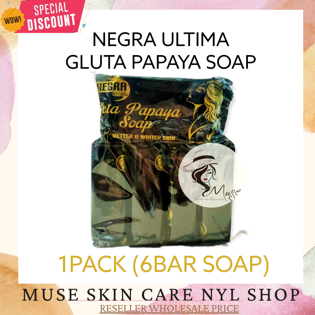 NEGRA Ultima Gluta Papaya Soap / Budget Pack 70g Each | Lazada PH