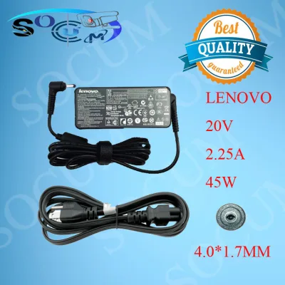 Lenovo Laptop Charger 20V 2.25A 4.0mm x 1.7mm Ideapad 100 14IBY , Ideapad 100 15IBY , Lenovo IdeaPad 110 710 510 310 YOGA 710 510 Flex 4 11 14 15