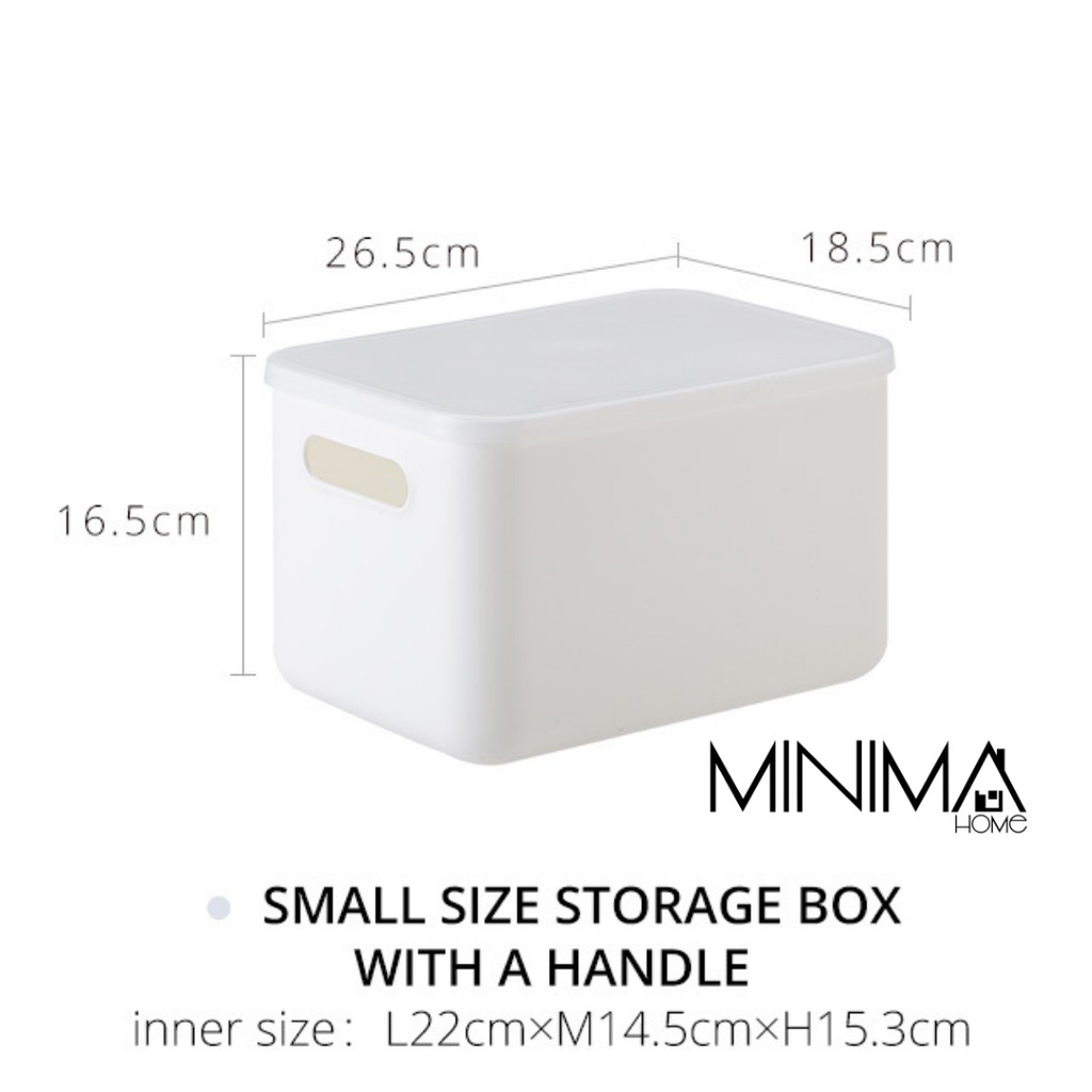 White Storage Box With Lid
